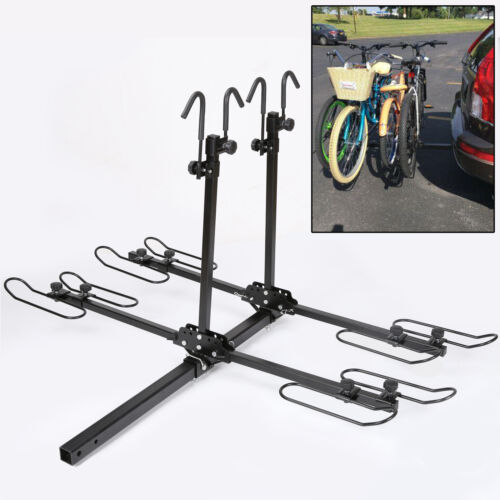 4-bike Platform Style Bicycle Rider Hitch Mount Carrier Rack Sport Receiver 2"