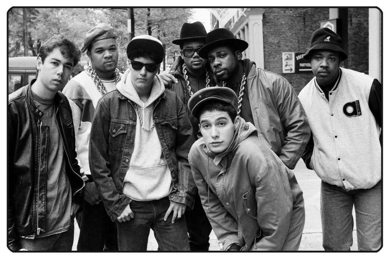 Beastie Boys & Run Dmc - Poster - Def Jam Nyc Rap Kings - B&w Wall Print