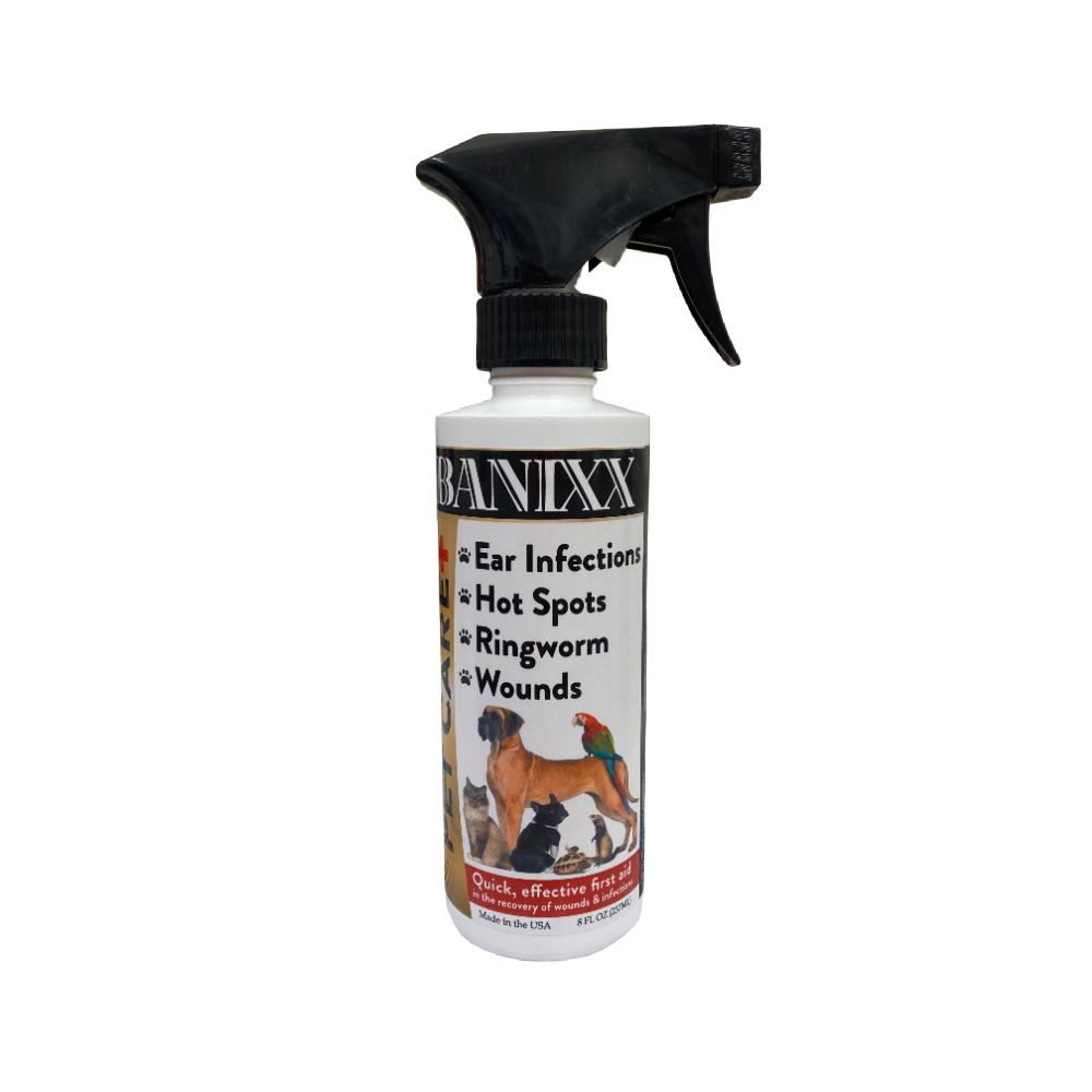 Banixx Antibacterial & Antifungal Pet First Aid Spray 8 Oz.