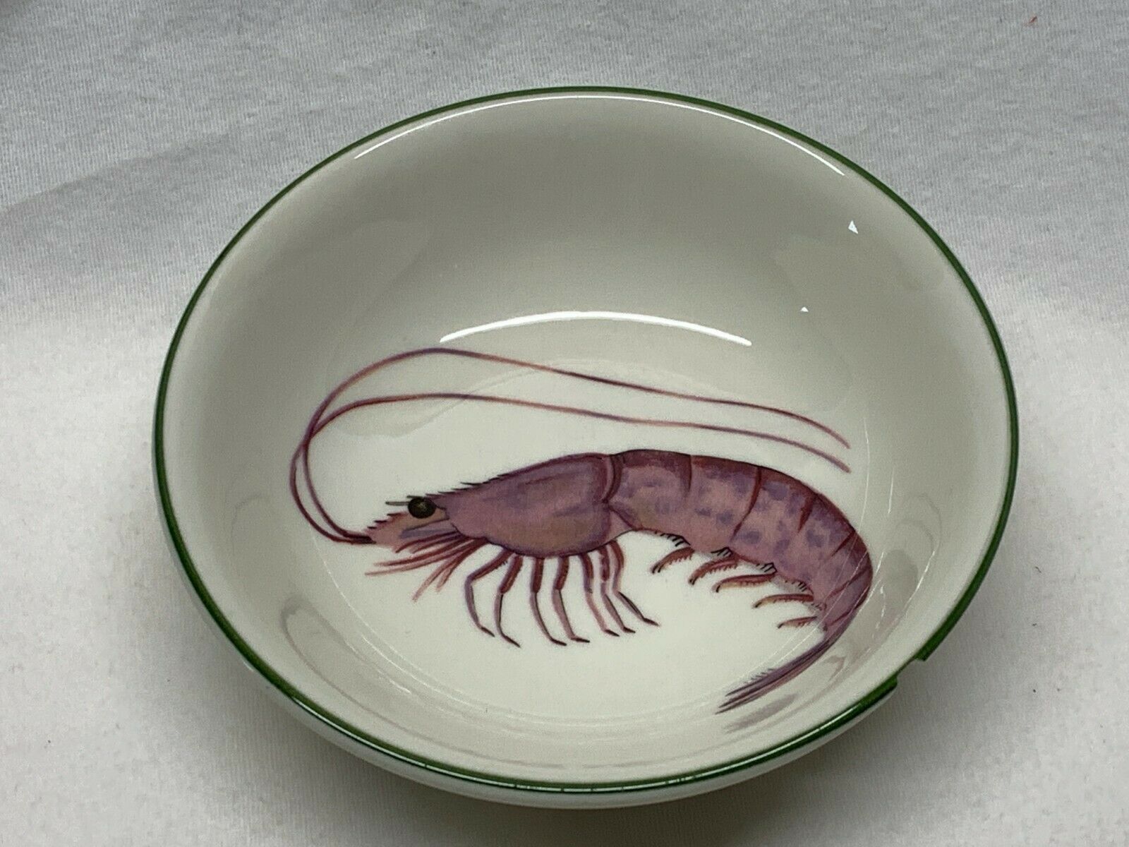 Villeroy & Boch Pacific Prawn Shrimp Dipping Bowl Vitro Porcelain 8 Pc Set