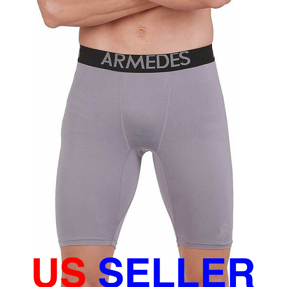 Armedes Men's Compression Pants Baselayer Cool Dry Sports Shorts Tights Ar 181
